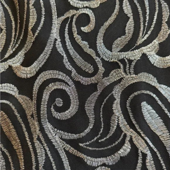 Alex Marie Dress black silver cocktail size 16 - Picture 6 of 11